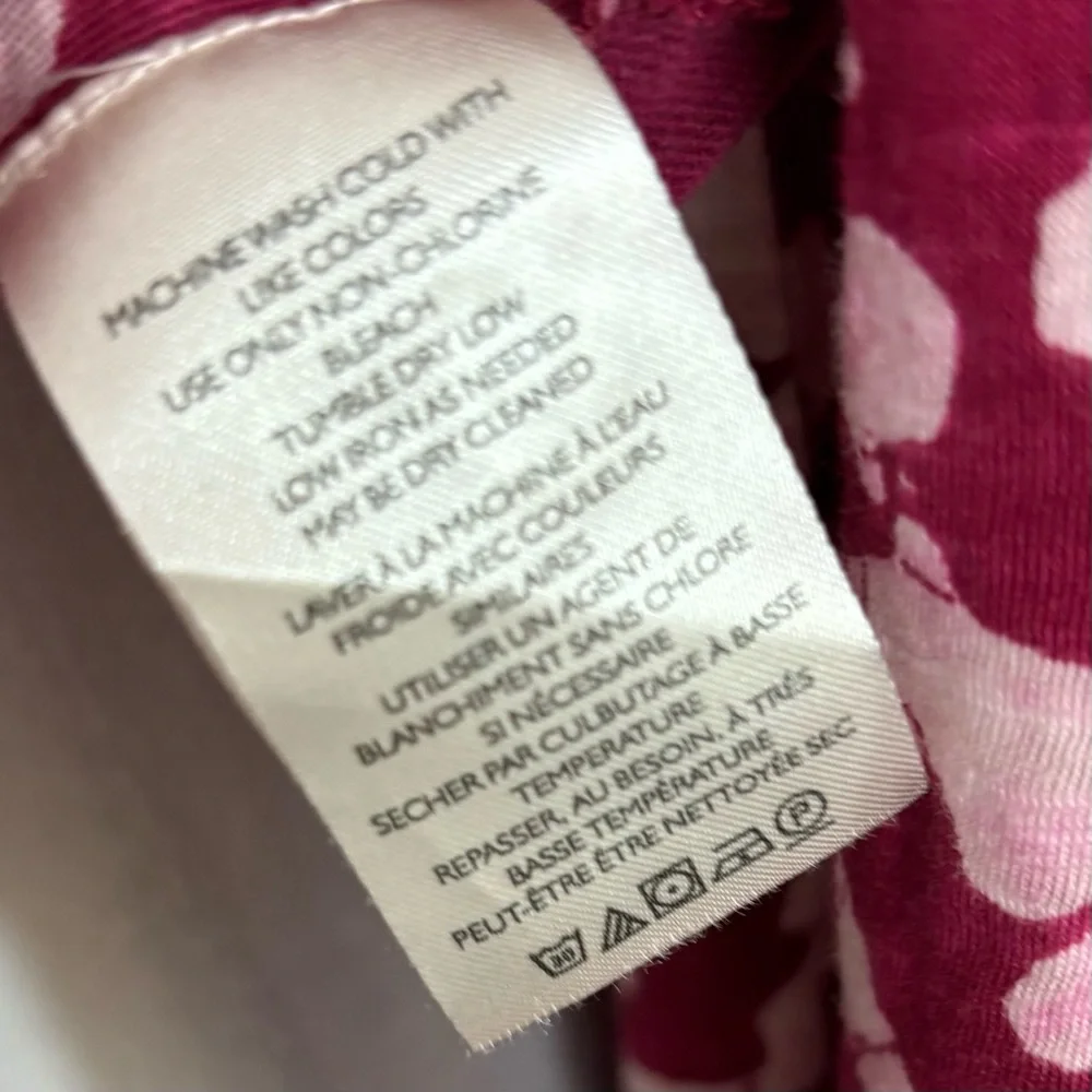 NEW Free People On The Block Bell Sleeve Top - Berry Combo